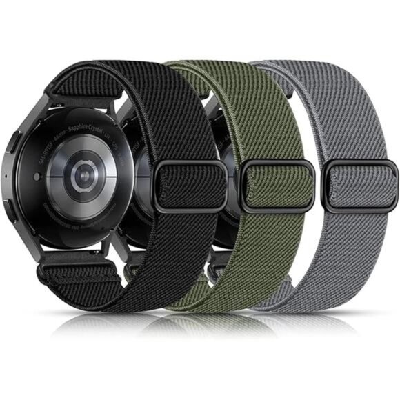 Elastic Bands Compatible with Samsung Galaxy Watch 7 6 5 4 40mm 44mm/Watch 6 4 - Picture 7 of 7